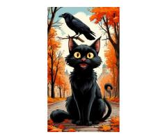 Сказка про Чёрного Кота из Орла и Ворона из Москвы