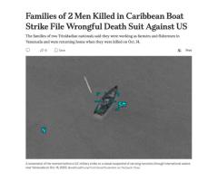 Семья из двух человек была расстреляна в Карибском море на своем катере.